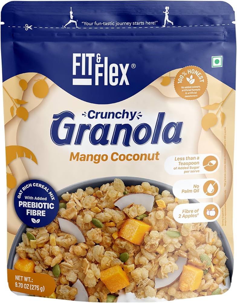 FIT&FLEX GRANOLA MANGO COCONUT 275 GM